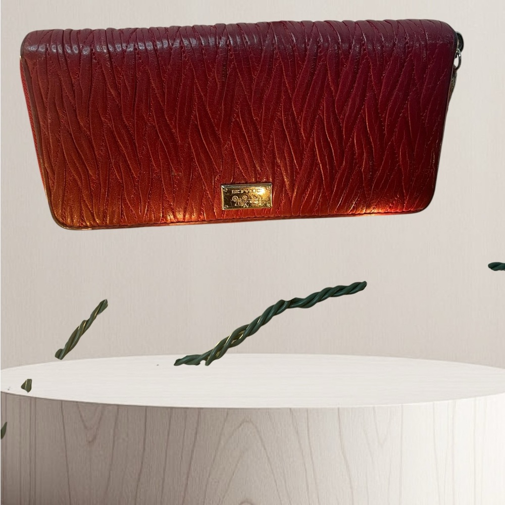 Coach pink/Red Designer Clutch